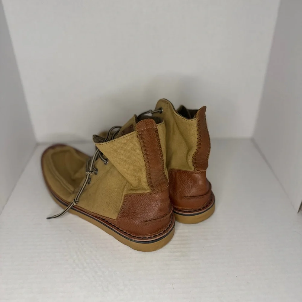 Tom's Searcher Lace-Up Boots Wheat Brown Men's 8 - Picture 2 of 5